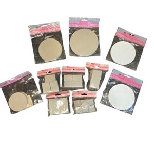 Bazzill Basics Chipboard LOT of 10 packages Various Sizes and Shapes *RETIRED*